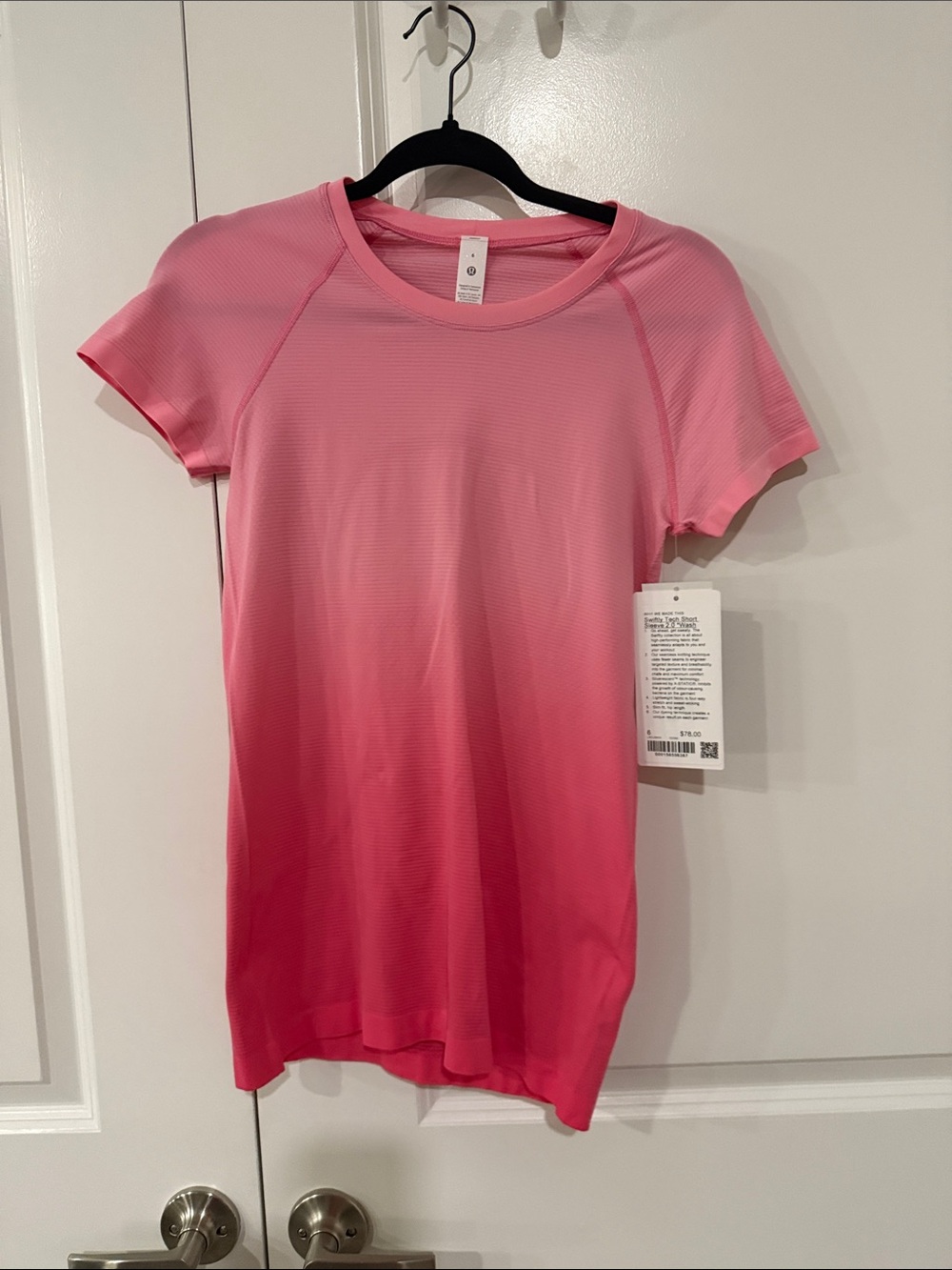 NWT lululemon athletica Pink Ombre Short-Sleeve Performance Tee
